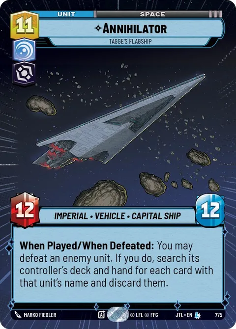Annihilator, Tagge's Flagship