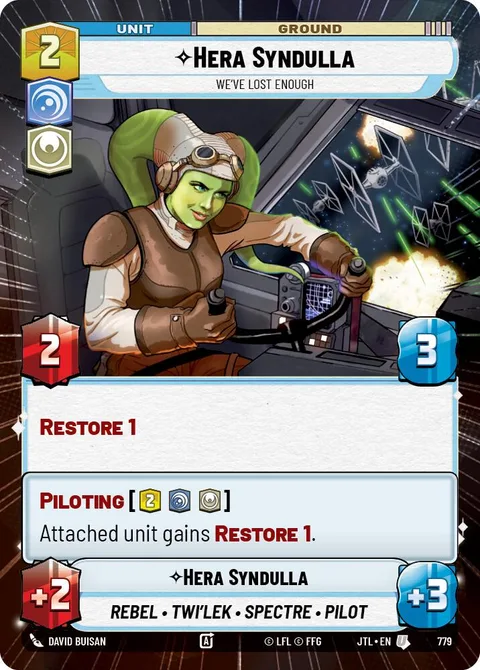Hera Syndulla, We've Lost Enough