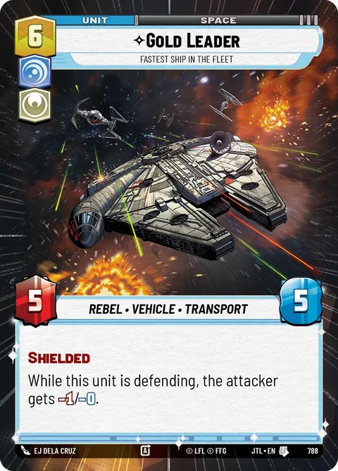 Gold Leader, Fastest Ship in the Fleet