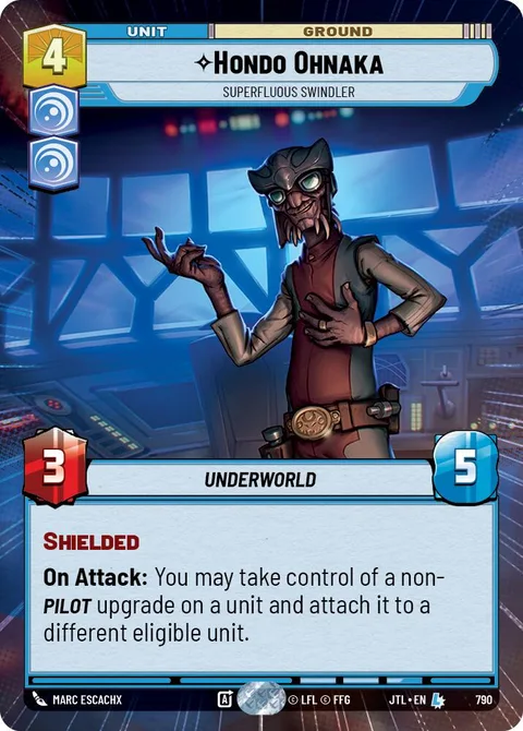 Hondo Ohnaka, Superfluous Swindler