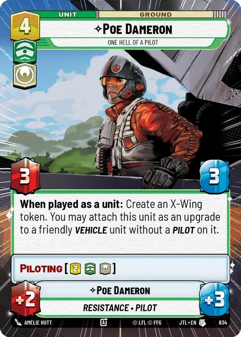 Poe Dameron, One Hell of a Pilot