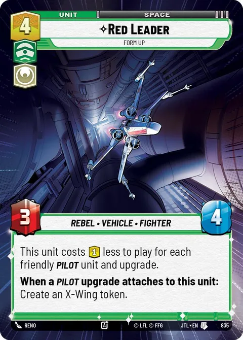 Red Leader, Form Up