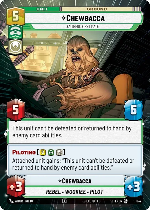 Chewbacca, Faithful First Mate