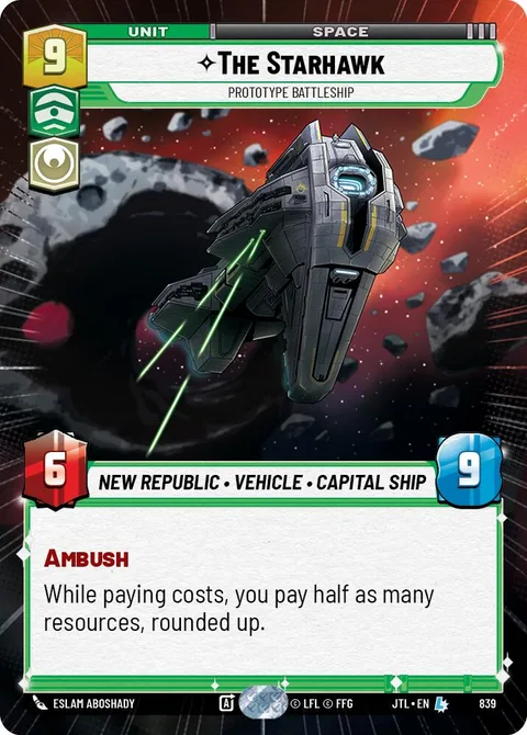 The Starhawk, Prototype Battleship