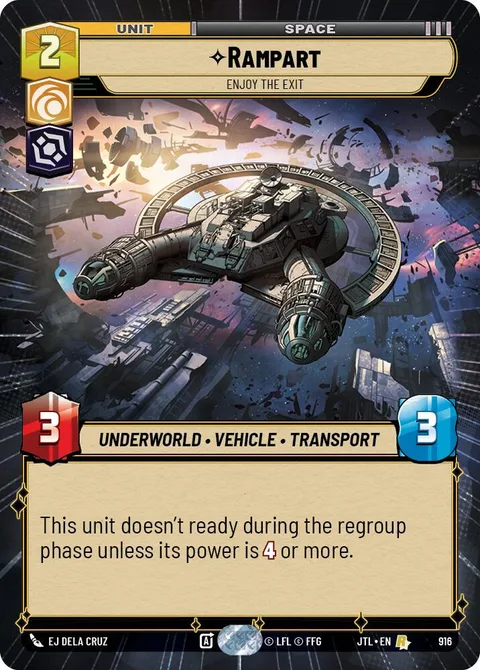 Rampart, Enjoy the Exit