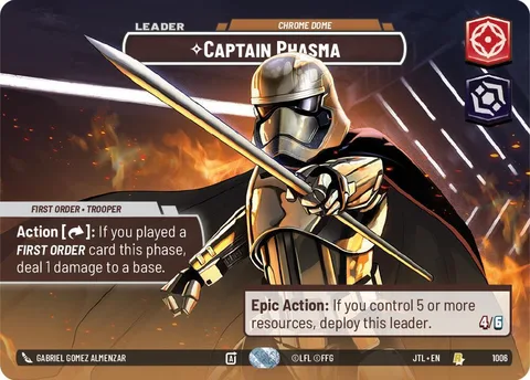 Captain Phasma, Chrome Dome