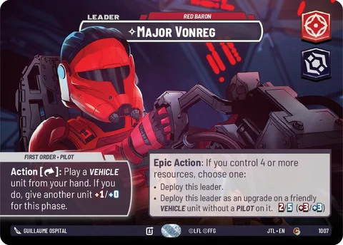 Major Vonreg, Red Baron