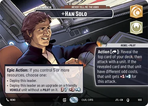 Han Solo, Never Tell Me the Odds