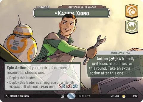 Kazuda Xiono, Best Pilot in the Galaxy