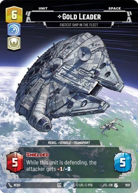 Gold Leader, Fastest Ship in the Fleet