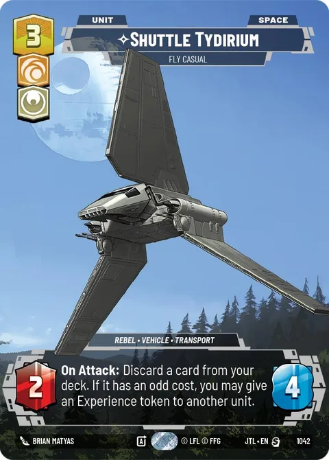 Shuttle Tydirium, Fly Casual