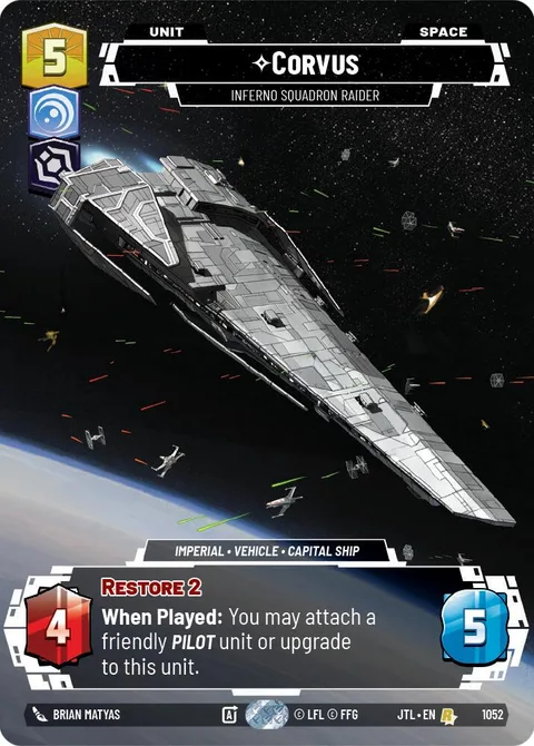 Corvus, Inferno Squadron Raider