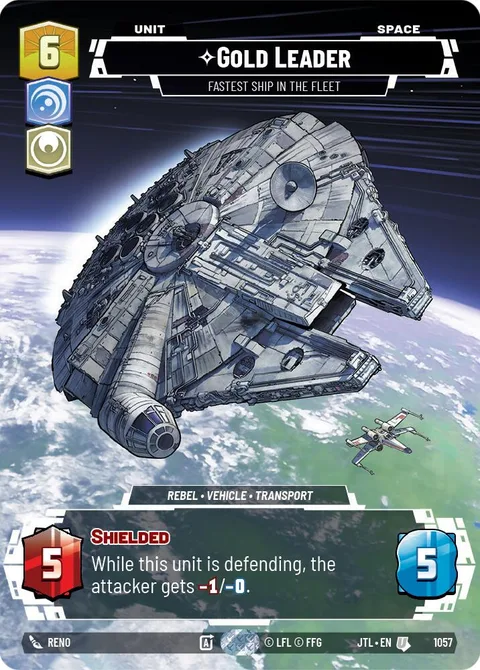 Gold Leader, Fastest Ship in the Fleet