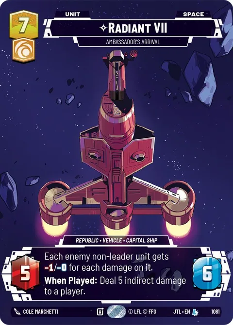 Radiant VII, Ambassadors' Arrival
