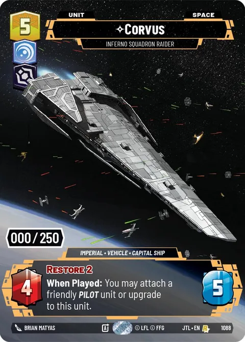 Corvus, Inferno Squadron Raider