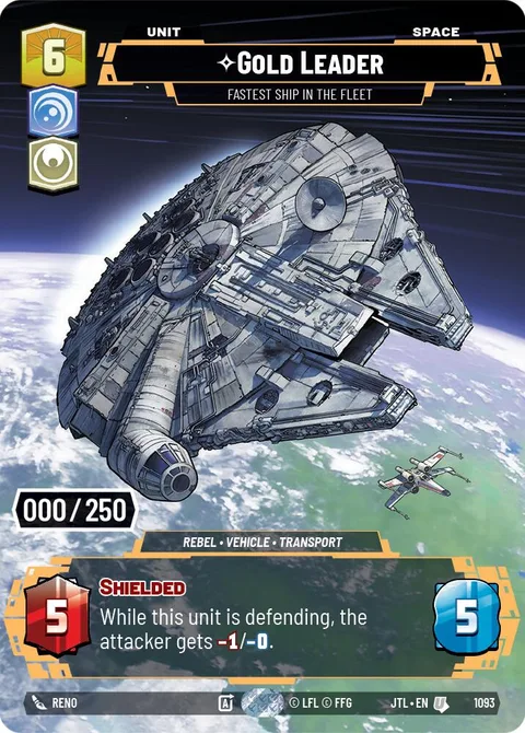 Gold Leader, Fastest Ship in the Fleet