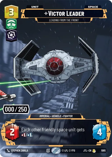 Victor Leader, Leading from the Front