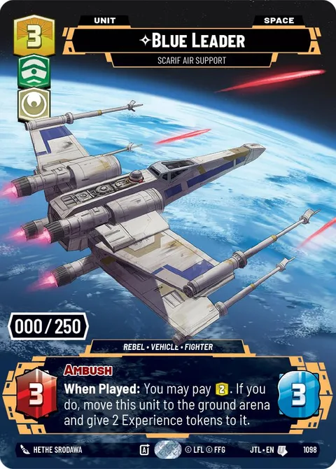 Blue Leader, Scarif Air Support