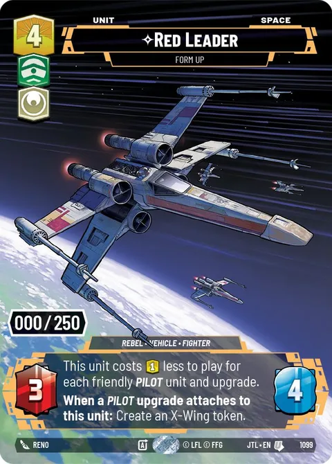 Red Leader, Form Up