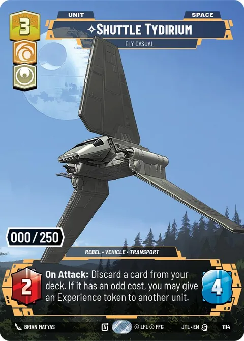 Shuttle Tydirium, Fly Casual