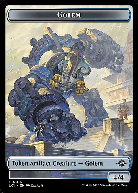 Golem Token (A 4/4) // Treasure Token