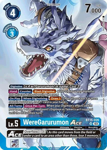 WereGarurumon Ace (BT15-026)