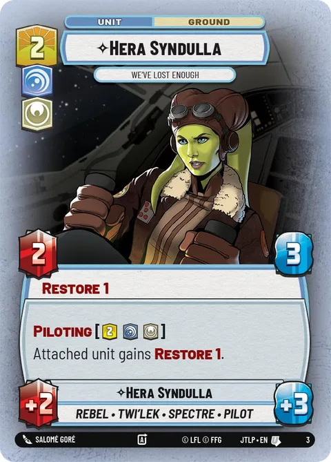 Hera Syndulla, We've Lost Enough