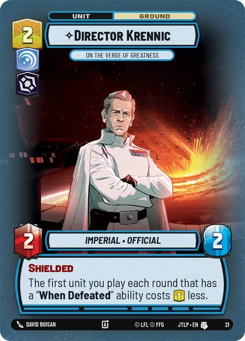 Director Krennic, On the Verge of Greatness