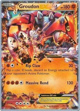 Groudon EX [Rip Claw | Massive Rend]