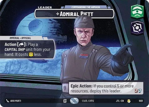 Admiral Piett, Commanding the Armada