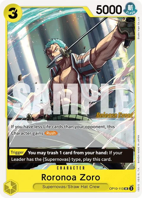 Roronoa Zoro (OP10-113)