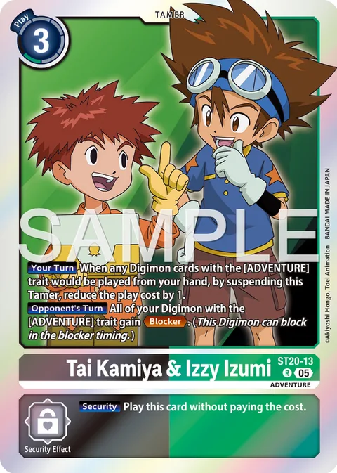 Tai Kamiya & Izzy Izumi (ST20-13)