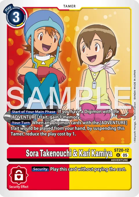Sora Takenouchi & Kari Kamiya (ST20-12)