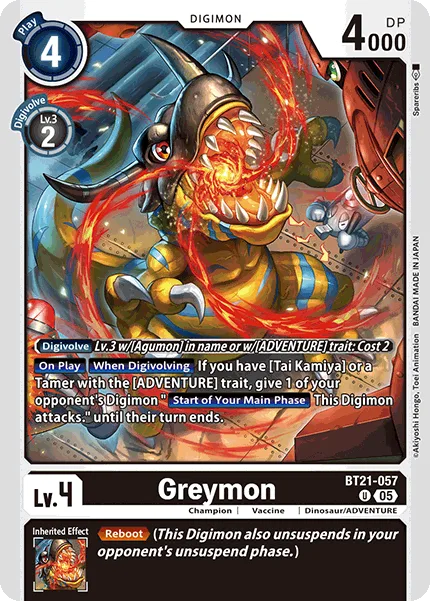 Greymon (BT21-057)