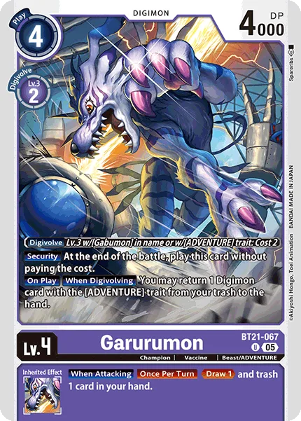 Garurumon (BT21-067)