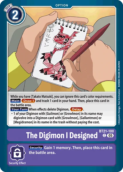 The Digimon I Designed (BT21-100)
