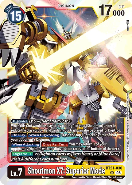 Shoutmon X7: Superior Mode (BT21-030)