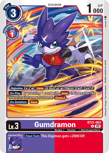 Gumdramon (BT21-063)