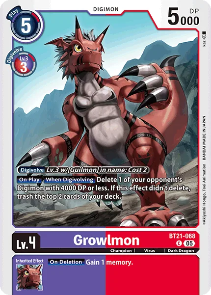 Growlmon (BT21-068)