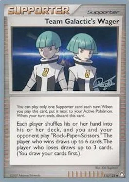 Team Galactic's Wager