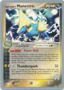 Team Aqua's Manectric [Power Shift | Thunderspark]