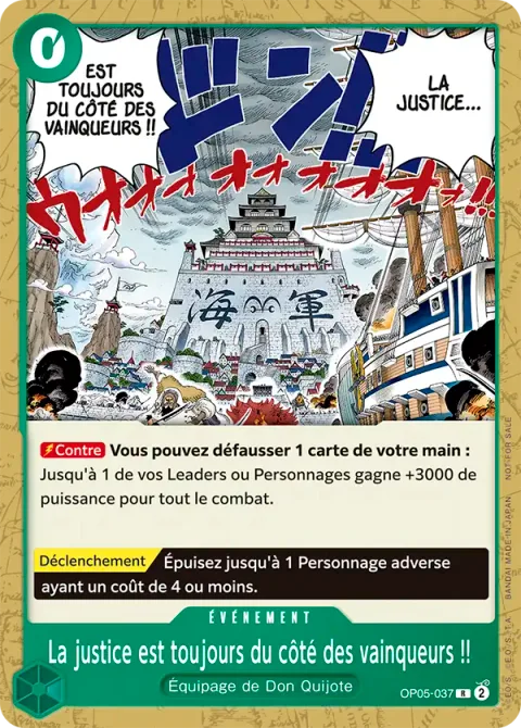 Because the Side of Justice Will Be Whichever Side Wins!! (OP05-037)