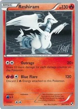 Reshiram [Outrage | Blue Flare]