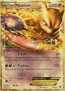Mewtwo EX [X Ball | Psydrive]
