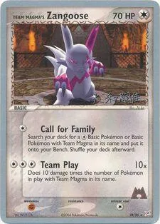 Team Magma's Zangoose [Call for Family | Team Play]