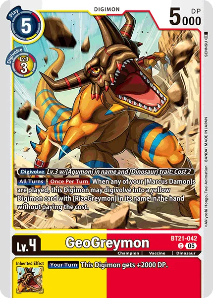 GeoGreymon (BT21-042)