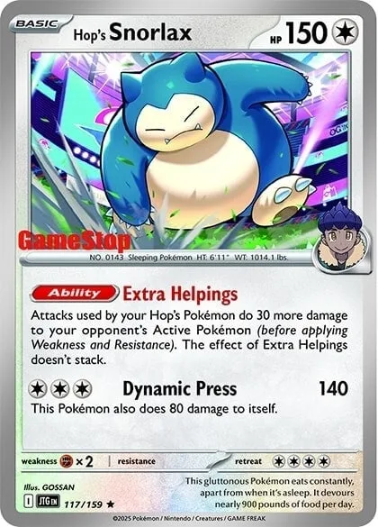 Hop's Snorlax [Extra Helpings | Dynamic Press]