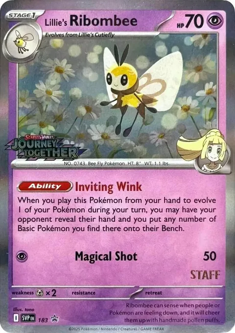 Lillie's Ribombee [Inviting Wink | Magical Shot]