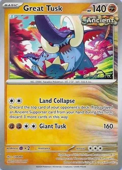 Great Tusk [Land Collapse | Giant Tusk]