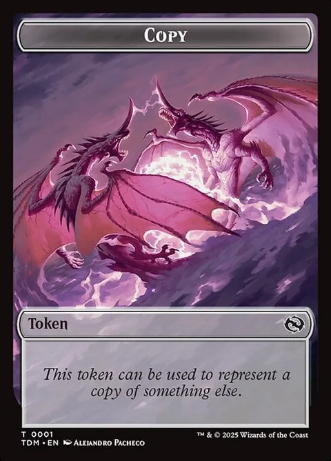 Copy Token // Karox Bladewing Token (R 4/4)
